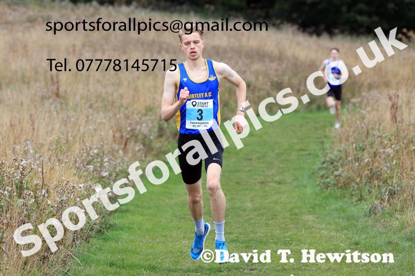 Senior Mens Relay, 2025 Farringdon Cross Country Relays, Sunderland. Photo: David T. Hewitson/Sports for All Pics